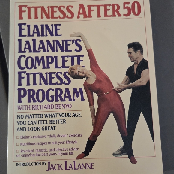 Antique Fitness After 50 Book with Red and Purple Cover - Picture 1 of 2